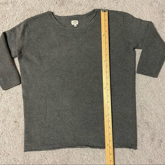 ARITZIA WILFRED Blanchard Silk Cashmere Sweater Gray Women’s Size XS - Picture 8 of 8